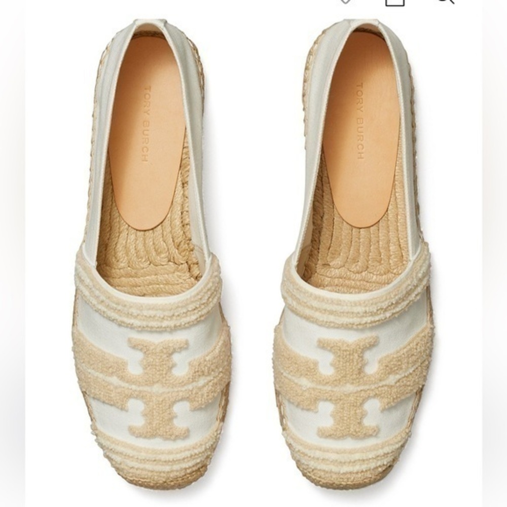 New Tory Burch Women's Double T Espadrille Flats